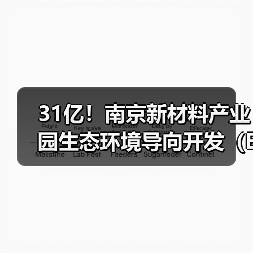 31亿！南京新材料产业园生态环境导向开发（EOD）项目中标候选人公示！（图3）