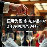 扭亏为盈 永清环保2023年净利润7984万！（图2）