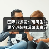 国际能源署:可再生能源全球装机增量未来五年有望翻番 国际能源署:可再生能源全球装机增量未来五年有望翻番