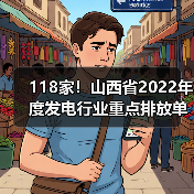 118家！山西省2022年度发电行业重点排放单位名录
