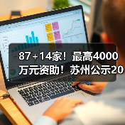 87+14家!最高4000万元资助!苏州公示2023年省科技成果转化、省碳达峰碳中和专项资金名单! 87+14家!最高4000万元资助!苏州公示2023年省科技成果转化、省碳达峰碳中和专项资金名单!