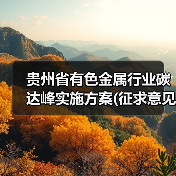 贵州省有色金属行业碳达峰实施方案(征求意见稿)（图3）