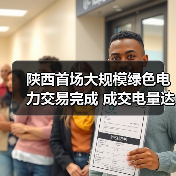 陕西首场大规模绿色电力交易完成 成交电量达1亿千瓦时！