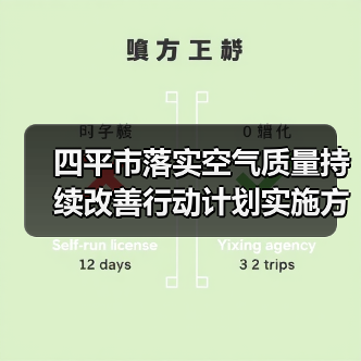 四平市落实空气质量持续改善行动计划实施方案(征求意见稿)(图2) 四平市落实空气质量持续改善行动计划实施方案(征求意见稿)(图2)