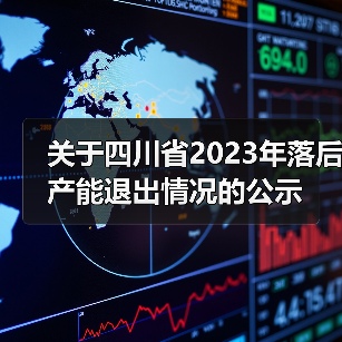 关于四川省2023年落后产能退出情况的公示（图1）