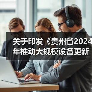 关于印发《贵州省2024年推动大规模设备更新和消费品以旧换新重点项目清单（第一批）》的通知（图1）