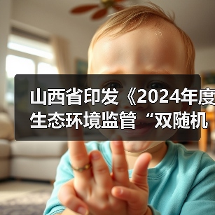 山西省印发《2024年度生态环境监管“双随机、一公开”工作实施方案》（图4）