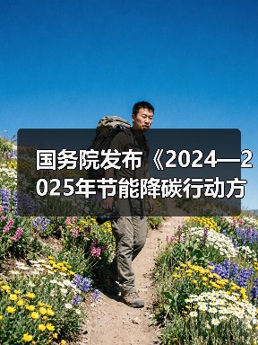 国务院发布《2024—2025年节能降碳行动方案》（图1）