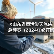 《山东省重污染天气应急预案（2024年修订版）（征求意见稿）》（图1）