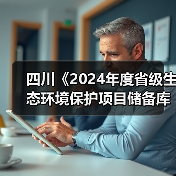 四川《2024年度省级生态环境保护项目储备库清单（第二批）》公布！（图1）