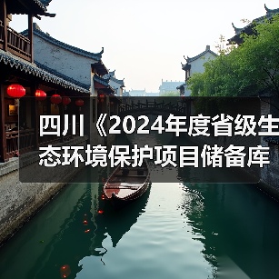 四川《2024年度省级生态环境保护项目储备库清单（第二批）》公布！（图2）