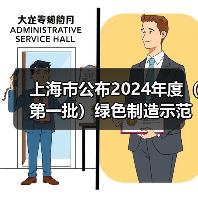 上海市公布2024年度(第一批)绿色制造示范名单(图1) 上海市公布2024年度(第一批)绿色制造示范名单(图1)