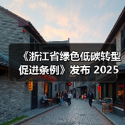 《浙江省绿色低碳转型促进条例》发布 2025年1月1日起施行(图3) 《浙江省绿色低碳转型促进条例》发布 2025年1月1日起施行(图3)