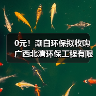 0元！潮白环保拟收购广西北清环保工程有限公司60%股权（图3）