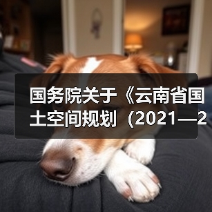 国务院关于《云南省国土空间规划（2021—2035年）》的批复（图3）