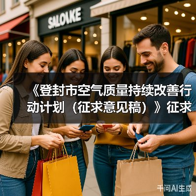 《登封市空气质量持续改善行动计划（征求意见稿）》征求意见（图2）