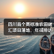 四川首个高标准农田碳汇项目落地，年减排达12万吨CO₂（图4）
