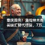 重庆首例！滥伐林木者买碳汇替代修复，7万元如何补偿生态？（图4）