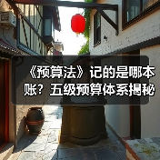 《预算法》记的是哪本账？五级预算体系揭秘（图2）