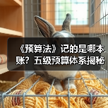 《预算法》记的是哪本账？五级预算体系揭秘（图1）