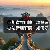 四川省农用地土壤管理办法新规解读:如何守护耕地安全?(图4) 四川省农用地土壤管理办法新规解读:如何守护耕地安全?(图4)