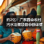 约2亿！广东四会农村污水治理项目中标详情（图2）