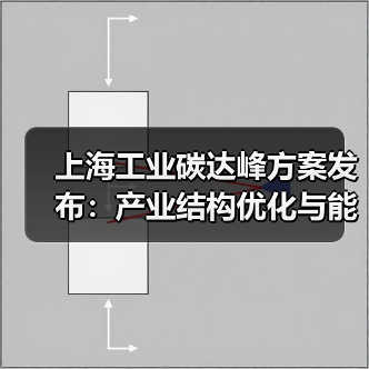 上海工业碳达峰方案发布:产业结构优化与能效提升(图1) 上海工业碳达峰方案发布:产业结构优化与能效提升(图1)