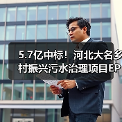 5.7亿中标！河北大名乡村振兴污水治理项目EPC二次招标（图2）