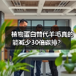 植物蛋白替代羊毛真的能减少30倍碳排?(图2) 植物蛋白替代羊毛真的能减少30倍碳排?(图2)