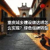 重庆城乡建设碳达峰怎么实现？绿色低碳转型关键举措解析（图1）