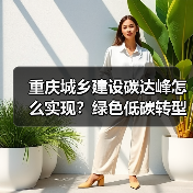 重庆城乡建设碳达峰怎么实现？绿色低碳转型关键举措解析（图2）