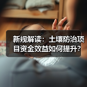 新规解读：土壤防治项目资金效益如何提升？（图1）