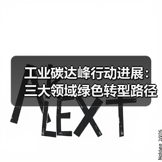 工业碳达峰行动进展：三大领域绿色转型路径（图4）
