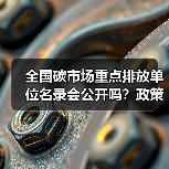 全国碳市场重点排放单位名录会公开吗?政策解读(图4) 全国碳市场重点排放单位名录会公开吗?政策解读(图4)
