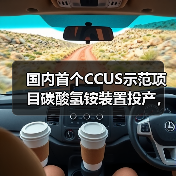 国内首个CCUS示范项目碳酸氢铵装置投产，环保效益显著（图1）