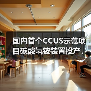 国内首个CCUS示范项目碳酸氢铵装置投产，环保效益显著（图4）