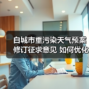 白城市重污染天气预案修订征求意见 如何优化应对机制？（图2）