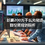 新疆200万千瓦光储项目投资规划解析（图2）