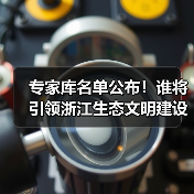 专家库名单公布!谁将引领浙江生态文明建设?(图1) 专家库名单公布!谁将引领浙江生态文明建设?(图1)