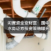 闲置资金变财富：国中水务证券投资策略曝光（图2）