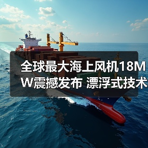 全球最大海上风机18MW震撼发布 漂浮式技术引领行业革新(图3) 全球最大海上风机18MW震撼发布 漂浮式技术引领行业革新(图3)