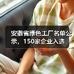 安徽省绿色工厂名单公示，150家企业入选（图1）