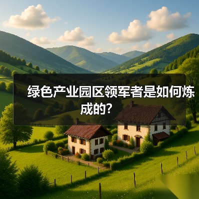 绿色产业园区领军者是如何炼成的?(图2) 绿色产业园区领军者是如何炼成的?(图2)