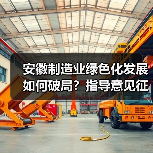 安徽制造业绿色化发展如何破局？指导意见征求意见（图1）