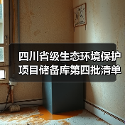 四川省级生态环境保护项目储备库第四批清单解读（图3）
