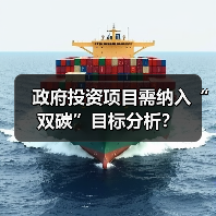 政府投资项目需纳入“双碳”目标分析?(图2) 政府投资项目需纳入“双碳”目标分析?(图2)