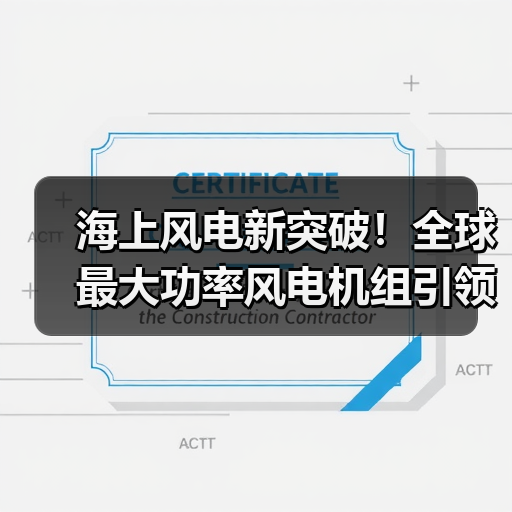 海上风电新突破!全球最大功率风电机组引领行业变革(图3) 海上风电新突破!全球最大功率风电机组引领行业变革(图3)
