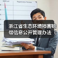浙江省生态环境损害赔偿信息公开管理办法(试行)(征求意见稿)征求意见(图1) 浙江省生态环境损害赔偿信息公开管理办法(试行)(征求意见稿)征求意见(图1)