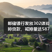 邮储银行发放302碳减排贷款,减排量达587万吨(图1) 邮储银行发放302碳减排贷款,减排量达587万吨(图1)