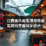 江西省水务集团与柴桑区政府签署城乡供水一体化项目合作框架协议(图1) 江西省水务集团与柴桑区政府签署城乡供水一体化项目合作框架协议(图1)